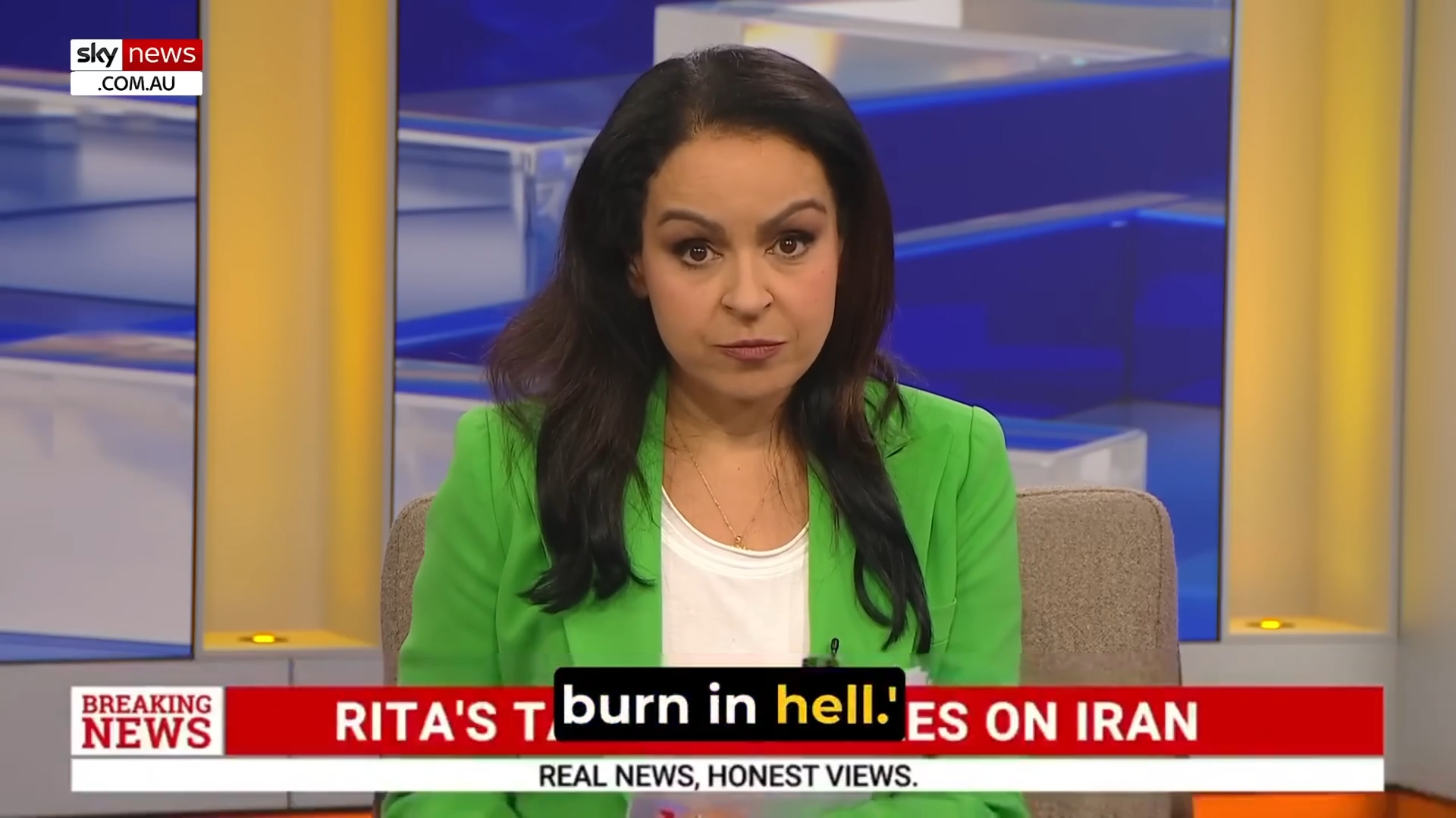 Iranian-Australian Host to Khamenei: Burn in Hell!